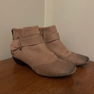 Taos leather booties